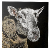 羊 タイル (正面)