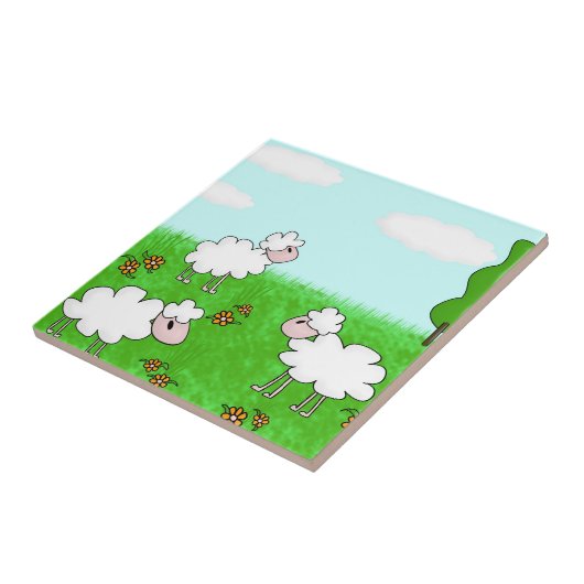 羊 タイル (側面)