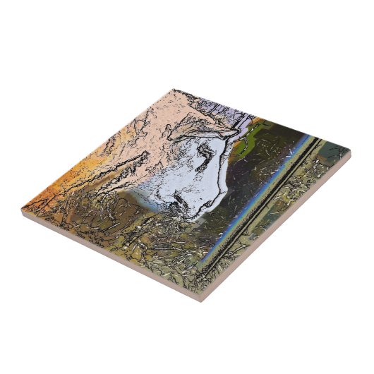 羊 タイル (側面)