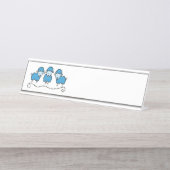 羊 デスクネームプレート (正面)