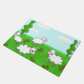 羊 ドアマット (アングル)