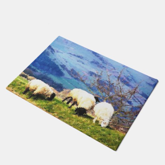 羊 ドアマット (アングル)