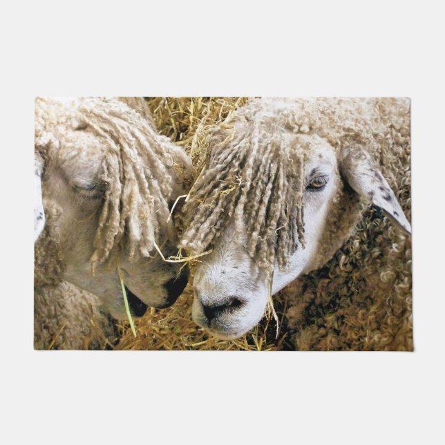 羊 ドアマット (正面)