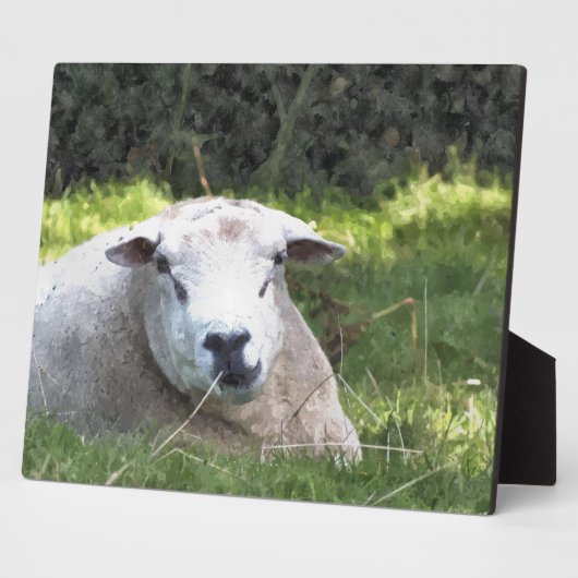 羊 フォトプラーク (側面)