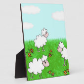 羊 フォトプラーク (側面)