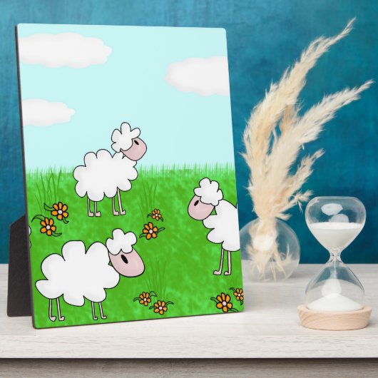 羊 フォトプラーク (側面)