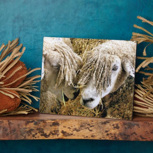 羊 フォトプラーク (側面)