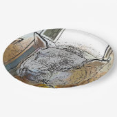 羊 ペーパープレート (アングル)