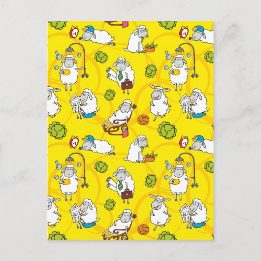 羊 ポストカード (正面)