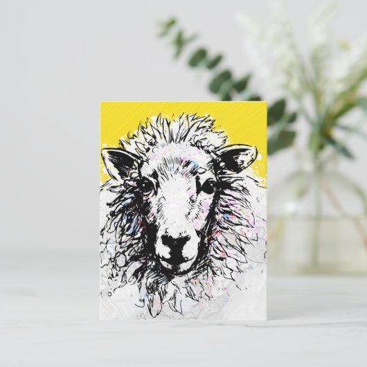 羊 ポストカード (スタンド正面)