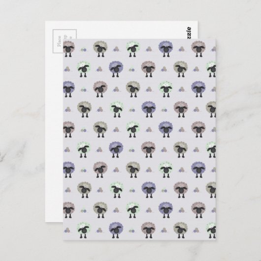 羊 ポストカード (正面/裏面)