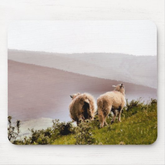 羊 マウスパッド (正面)