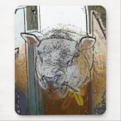 羊 マウスパッド (正面)