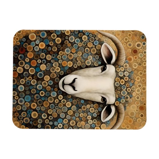 羊 マグネット (横)