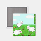 羊 マグネット (正面/裏面)