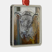 羊 メタルオーナメント (右)