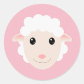 羊 ラウンドシール (正面)