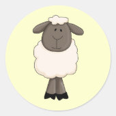 羊 ラウンドシール (正面)