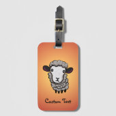 羊 ラゲッジタグ (正面縦)