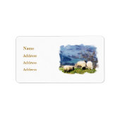 羊 ラベル (正面)