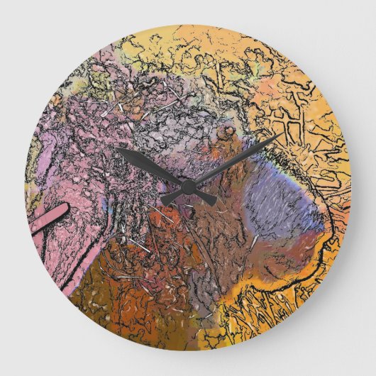 羊 ラージ壁時計 (正面)