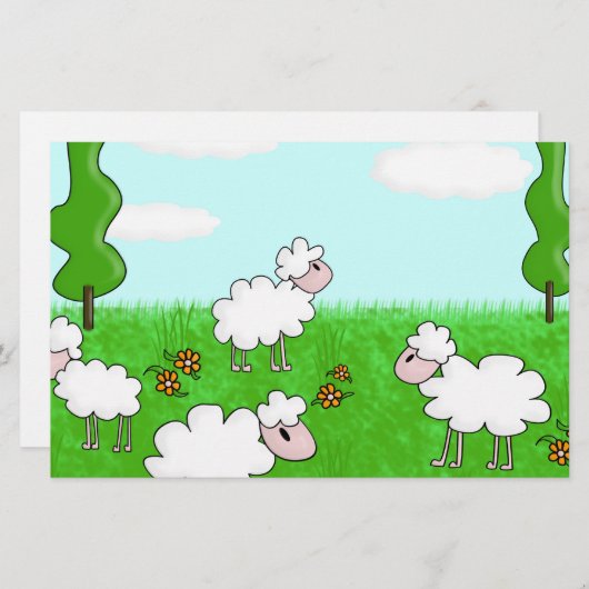 羊 便箋 (正面/裏面)