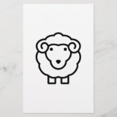 羊 便箋 (正面)
