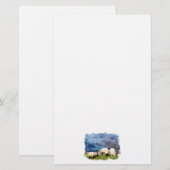 羊 便箋 (正面/裏面)