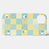 羊、国のフェイクパッチワークiPadケースメイトのケース Case-Mate iPhoneケース (裏面 (横))