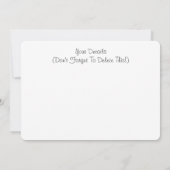 羊 招待状 (裏面)