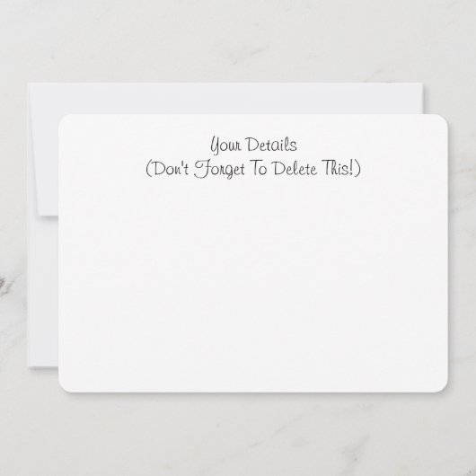 羊 招待状 (裏面)