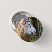 羊 缶バッジ (正面&裏面)