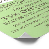 羊、農家、肉屋広告の ポスター (角)