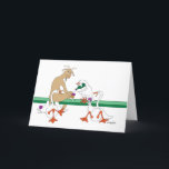 羊、鴨、ワイン カード<br><div class="desc">この人たちは素敵なグリーティングカードを作ります。あなたはカードを空白のまま購入するか、内部にメッセージを加えることができます。羊と鴨は本当に素晴らしいです。</div>