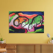 羊， 1912 キャンバスプリント (インサイチュ (リビング))