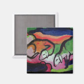 羊， 1912 マグネット (正面/裏面)