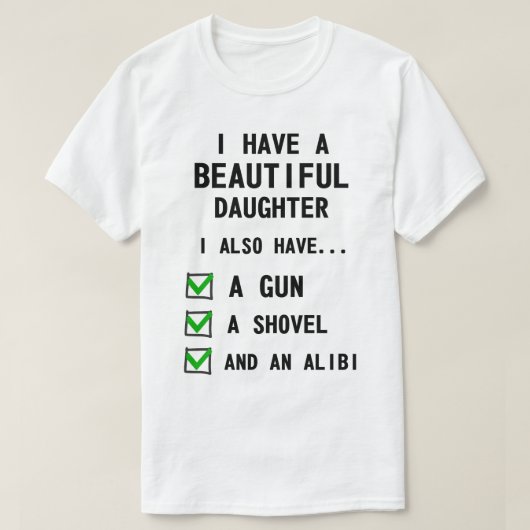 美おもしろいしい娘がある Tシャツ (デザイン正面)