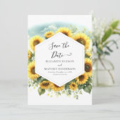 美お洒落しいヒマワリ結婚の セーブザデート (スタンド正面)