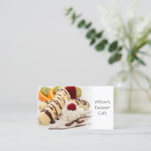 美しいおいしいデザートカフェ – 名刺 (スタンド正面)