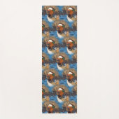 美しいおしゃべりマンダリンダックオンザレイク ヨガマット (正面)