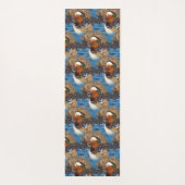 美しいおしゃべりマンダリンダックオンザレイク ヨガマット (裏面)