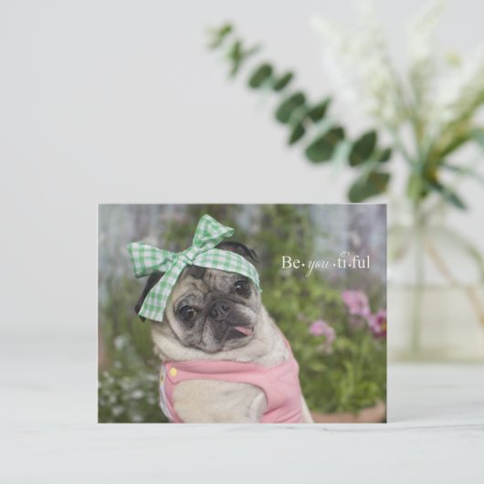 美しいおしゃれな中国のイメージ ポストカード (スタンド正面)