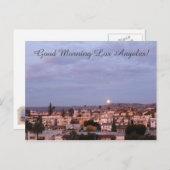 美しいおはようロサンゼルスはがき！ ポストカード (正面/裏面)