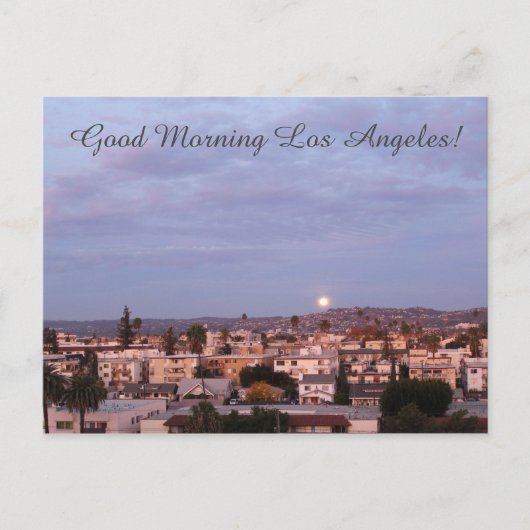 美しいおはようロサンゼルスはがき！ ポストカード (正面)