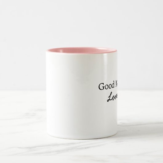 美しいおはよう! コーヒー・マグ ツートーンマグカップ (中央)