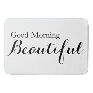 美しいおはよう バスマット