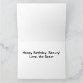 美しいおもしろいアンドビーストゴリラ カード (内部)