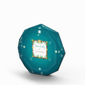 美しいおもしろいデザインとウィンターホリデーサンタ フォトブロック (右)