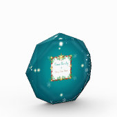 美しいおもしろいデザインとウィンターホリデーサンタ フォトブロック (左)