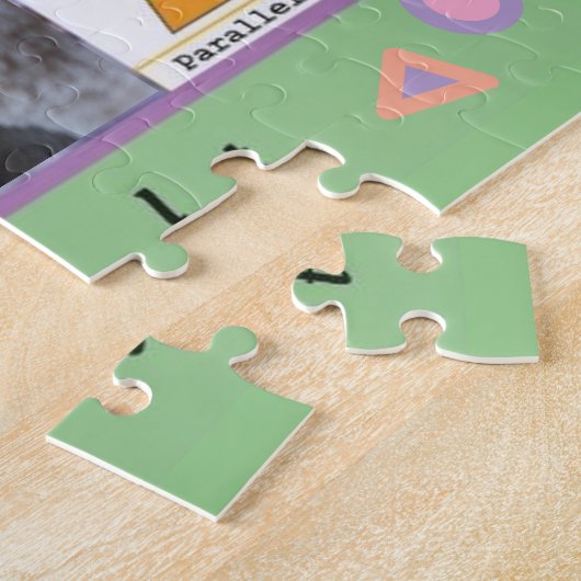 美しいおもしろい犬 ジグソーパズル (側面)